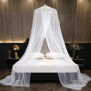 Kal-Maille Fine Comme Protection Contre Les Moustiques, Moustiquaire, Moustiquaire Pour Lit Double Et Lit Simple, Matériel De Montage Inclus, Installation Facile. (Blanc) - Neuf