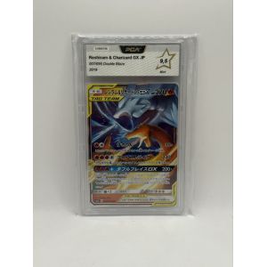 Pok&eacute;mon Tcg Reshiram & Charizard Dracaufeu Gx 007/095 Tag Team Pca 9,5 Mint Jp - Neuf