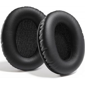 KAL-Coussinets De Remplacement En Cuir Pu Professionnels Pour Kingston Hyperx Cloud Ii/Cloud 2 / Cloud 1, Utilise De La Mousse À Mémoire De Haute Qualité (Cuir Protéique-Noir) - Neuf