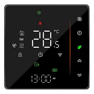 Contr&ocirc;leur de temp&eacute;rature de thermostat intelligent WiFi programmable hebdomadairement prend en charge Touch Control-3A - Neuf