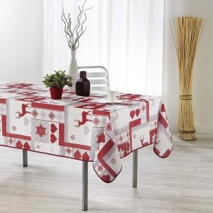 Nappe Rectangle 140 X 300 Cm Winter Love - Neuf