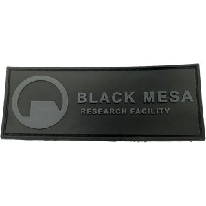 Kalanka-Black Mesa Research Facility Patch En Pvc Pour Airsoft Paintball Cosplay Fan Patch Gris - Neuf