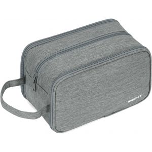 MAA-Trousse de Toilette Femme Sac de Toilette Voyage Trousse Maquillage Accessoire de Voyage Homme Organisateurs de Toilettes (Gris) - Neuf