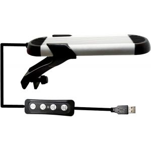 Le Spectre Complet De Lumi&egrave;re D'aquarium, Usb Clip De Lumi&egrave;re D'aquarium, Aquarium Eau De L'usine Lumi&egrave;re De Bureau De R&eacute;servoir De Poissons Mini D&eacute;coration Avec 14 Couleurs De La Lumi&egrave;re - Neuf