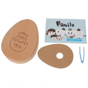 Boite De Rangement En Bois Pour Dents De Lait Pour Enfants (Cochon) - Neuf
