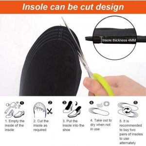 Semelles Chauffantes (Tailles 40 À 46), Alimenté Par Usb, Avec Réglage De La Température Et De La Minuterie, Machine Et Divisible, Hiver Chauffe-Pieds Pour Femmes - Neuf