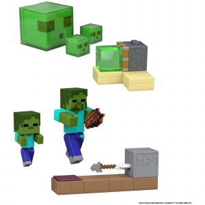 Minecraft Redstone Charged Figure and Mechanism Assortment - Neuf