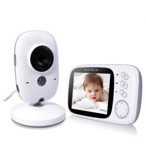Babyphone Cam&eacute;ra, Cool&fun B&eacute;b&eacute; Moniteur Vid&eacute;o Sans Fil 3,2 &Eacute;cran Lcd Couleur Ecoute B&eacute;b&eacute; Vid&eacute;o Avec Cam&eacute;ra Vision Nocturne,Vb603 - Neuf