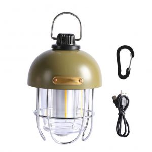 Lanterne De Camping Led 2000 Mah, Retro, Rechargeable, Portable, Pour Camping, Randonnee, Urgence - Neuf