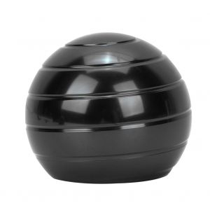 Jouet gyroscopique a bille rotative ultra-silencieuse en alliage d'aluminium anodise poli, noir, 45 cm - Neuf