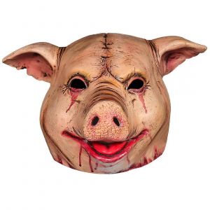 Masque de cochon effrayant, masque d'animal realiste pour Halloween - Neuf