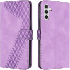 SJZG-Coque Pour Samsung Galaxy M54 5G, Etui Protection Housse Premium En Cuir Pu Portefeuille Étui Téléphone [Fermoir Magnétique] [Fentes Pour Cartes] Flip Case Pour Samsung Galaxy M54 5G¿Pourpre - Neuf