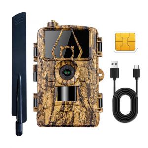 Caméra De Chasse 4G LTE Vision Nocturne 8K 60MP Étanche Haute Résolution YONIS - Neuf