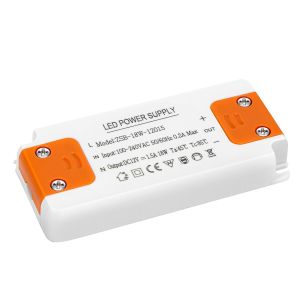 Transformateur 220V 12V LED - 230V LED Driver, 18W Alimentation Transfo 12V, Sans Scintillement, Sans Bruit, Pour Lampes HalogèNes G4 Mr16 Gu5.3 LED, Transformateur LED, 1 Pcs. - Neuf