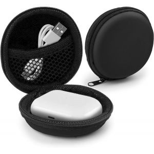 Etui Universel pour écouteurs in Ear-Pochette de Protection Rigide Earplug,iPod Shuffle,Stick USB,Câble-Transport Case Multifonction Noir - Neuf