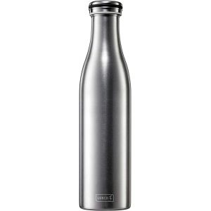 240229 Bouteille Isotherme Pour Boissons Chaudes Et Froides En Acier Inoxydable Sablé 0,5 L - Neuf