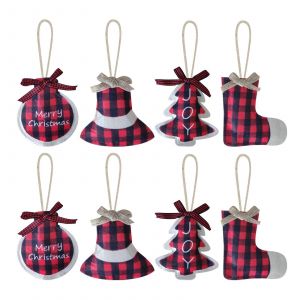 Arbre De No&euml;l Pendentif 8 De D&eacute;coration De No&euml;l Ornement De Bell/Arbre De No&euml;l/Stockage/Formes De Balle Pour Les Arbres De No&euml;l Pendentif Cloche De F&ecirc;te De Vacances De D&eacute;coration De Bell D&eacute;coration - Neuf