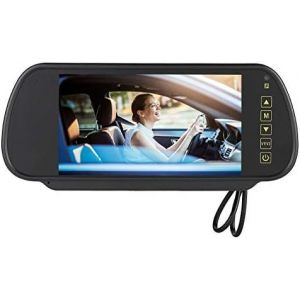 JGD-&Eacute;cran LCD num&eacute;rique de 7 pouces pour cam&eacute;ra de recul de stationnement avec support, r&eacute;troviseur externe de voiture, affichage DVD de voiture - Neuf