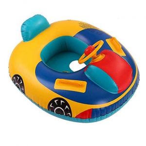 Bouée De Natation Pour Bébé, Bouée De Piscine Avec Volant, Bateau Gonflable, Siège De Piscine Pour Bébé, Bouée De Natation Flottante Pour Bébé, Flotteur De Piscine Pour Bébé, Bain En Mer - Neuf