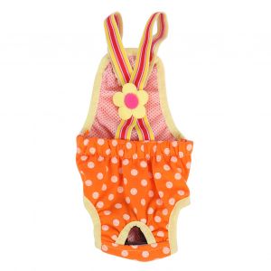 Hjlian Couche Pour Chienne, Couche Physiologique Menstruelle, Sous-Vetement, Culotte, Orange, Taille M - Neuf