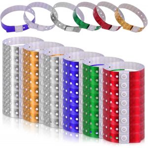 lbgwp60-Lot De 50 Bracelets Colorés Et Légers Pour Événements, Fêtes, Réunions Musicales Vip - Bleu - Neuf