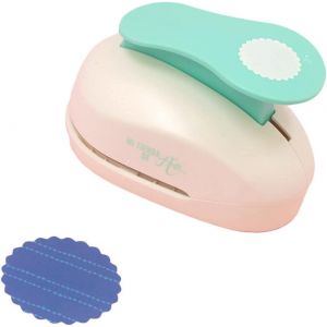 Chenquansarl-Perforatrice À Levier De Cercle Festonné De 7,62 Cm (3"") De Diamètre | Convient Au Papier Et Au Carton | Idéal Pour Le Bricolage Et Le Scrapbooking | Taille Approx. 16,5 X 10,5 X 11 Cm - Neuf