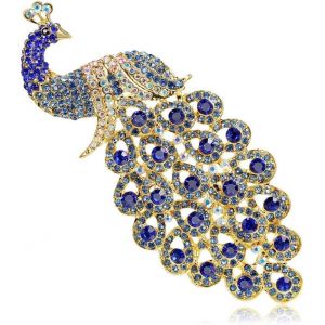 Kjdal-Broche Paon,Broche Vintage Style Vintage,Broche Femme,Accessoires De Mariage,Pour Femmes,Pour Mariage/Banquet/Bouquet - Neuf