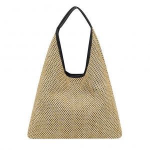 sac de plage en rotin, embrayage, sac à main en rotin - Neuf