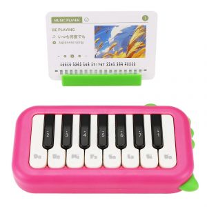 15key Pocket Piano Mini Piano &Eacute;lectronique Un Clic Commutation Entre 3 Tonalit&eacute;s Diff&eacute;rentes Touches &Eacute;clair&eacute;es Instrument De Musique - Neuf