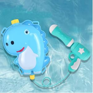 Kal-Pistolet À Eau Pour Enfants, Avec Réservoir D'eau De 2000 Ml, Jouet D'eau Pour L'été, La Plage, La Piscine, Bleu - Neuf