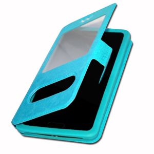 Haier Ginger G7 Etui Housse Coque Folio Turquoise De Qualité By Ph26® - Neuf