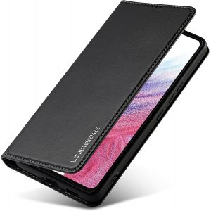 JGD-&Eacute;tui Portefeuille pour Samsung Galaxy A53 5G, Fermeture magn&eacute;tique en Cuir PU, Rabat avec Porte-Cartes, b&eacute;quille de Protection Antichoc pour Samsung A53&iquest;Noir - Neuf