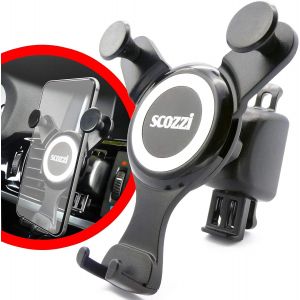 Support T&eacute;l&eacute;phone Voiture Grille Aeration Verticale Horizontale Smartphone PE Compatible avec Samsung S25 S24 S23 A56 A55 A36 A26 pour iPhone 17 16 15 14 13 FE Plus Ultra Lite Pro - Neuf