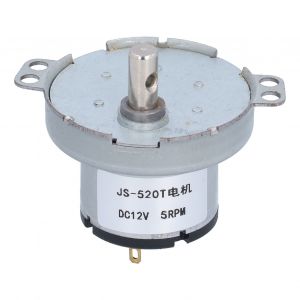 XYONG Reducteur de moteur a engrenages, equipement de controle industriel, fournitures 5 tr/min, 12 V CC, JS-520T - Neuf