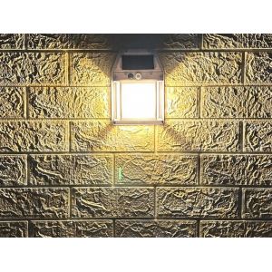 Applique Solaire Led Avec D&eacute;tecteur De Mouvement Pour L'ext&eacute;rieur - Lampe De Jardin - Neuf