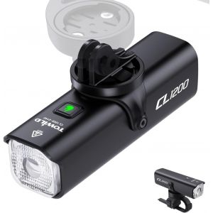 Subzonal-Clairage V&eacute;lo 1200 Lumens - Phares De Cyclisme &Eacute;tanches Ipx6 Lampe Velo Rechargeable 4000mah, Lumi&egrave;re De V&eacute;lo Intelligente Pour Les Trajets Quotidiens/Vtt, Prend En Charge L'installation Inv - Neuf