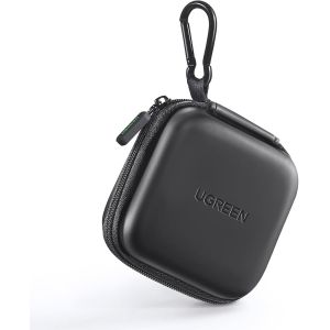 Étui Écouteurs Housse de Protection Sacoche de Rangement Écouteur Coque Rigide Antichoc Étanche pour AirPods Écouteur Bluetooth Câbles Clé USB Oreillettes Carte Mémoire Chargeur MP3 MP4 - Neuf
