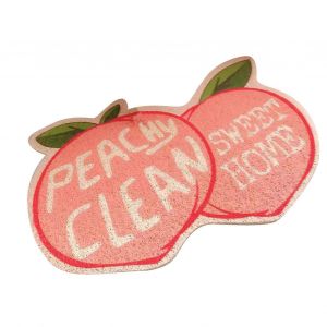 Tapis De Litiere Pour Chat En Forme De Fruit, Decoratif, Flexible, En Pvc, Antiderapant, Pour Chambre A Coucher, Modele 2 - Neuf