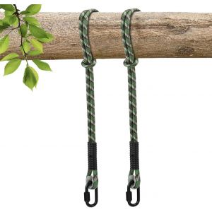Ulteronixshop-Lot De 2 Cordes De Fixation Pour Balan&ccedil;oire, Hamac, Fauteuil Suspendu, Kit De Suspension Avec Mousqueton, Pour L'int&eacute;rieur Et L'ext&eacute;rieur, Poutres De Balan&ccedil;oire, Balan&ccedil;oire, Yoga, Sac D - Neuf