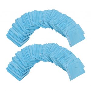 Lot De 125 Bavoirs Jetables Pour Microblading, Professionnels, Impermeables, Pour Salon De Beaute Et Dentisterie, Bleus - Neuf