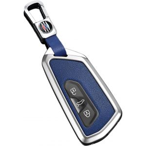 Étui de clé de voiture-Convient pour VW Golf 8 GTE Passat B9 ID.3 ID.4 ID.5 GTX-Pour Skoda Superb 4 Enyaq 2022-2025-Accessoire porte-clés.[H588] - Neuf
