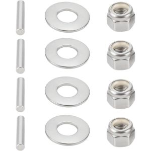 ChenQuanSarl-2 Ensembles Kit Écrous De Goupille De Cisaillement Hélice Avec Rondelles Pièce De Rechange 1865019 Compatible Avec Minn Kota Le Moteur De Pêche À La Traîne Mkp-33 Mkp-38 - Neuf