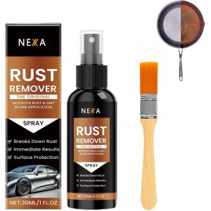 Spray antirouille Nexa, décapant pour métal, détachant multi-usages, formule sans ponçage avec revêtement protecteur, sans danger pour les roues, les bateaux - Neuf