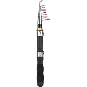 Lbgwp60-Canneà Pêche, Mini Canne À Pêche Sur Glace Portable, Canne À Pêche En Acier Inoxydable, Outil De Pêche, Bâton De Pêche Pour Leurre Et Pêche En Mer - Neuf