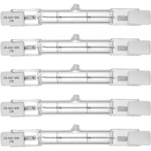 Kalanka-Ampoule Halog&iquest;&iquest;Ne R7s 78mm T3 100w 1000lm Blanc Chaud 2700k Type J Ampoule Projecteur Lin&iquest;&iquest;Aire &iquest;&iquest; Double Extr&iquest;&iquest;Mit&iquest;&iquest; Angle De Faisceau 360o 230v Pour Le Travail, La S&iquest;&iquest;Curit&iquest;&iquest;, Lampadaires (Pack De - Neuf