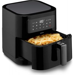 E40 Xl Friteuse À Air Chaud (Panier À Friture Xxl De 5,3 Litres, 2 150 Watts, 9 Programmes Automatiques, Fonction Cuisson, Friture Sans Huile, Panneau De Commande Tactile, Affichage Led) Noir - Neuf
