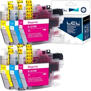Cartouche d'encre Compatible LC3217 LC3219 LC-3219XL LC3219XL LC3219XLC LC3219XLM LC3219XLY(6-Pack 2Cyan 2Magenta 2Jaune Remplacement pour Brother MFC-J5330DW MFC-J5335DW MFC-J5730DW MFC-J6930 - Neuf