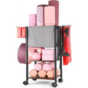 Support Pour Tapis De Yoga Support De Gymnastique De Exercice Fitness Support Pour Salle De Sport A Domicile, Organisateur Polyvalent De Fitness Et D'accessoires[Ela710089] - Neuf