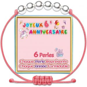 ERYI-Anniversaire Bracelets Cadeau D'Anniversaire 5 6 7 8 9 10 11 12 13 14 15 16 17 18 19 20 21 Ans Fille Cadeaux Pour Femme Bracelet Anniversaire Original Idee Argent Bijoux Unique Petit-Fille Niece - Neuf