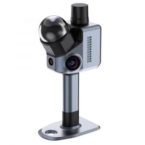 3DMakerpro Hawk Scanner 3D LiDAR, pr&eacute;cision de 1,5 cm, 484 000 points/s, champ de vision de 360&deg; &times; 63,5&deg;, port&eacute;e de 80 &agrave; 140 m, double cam&eacute;ra 13 MP, bo&icirc;tier m&eacute;tallique IP65, batterie 12 000 mAh - Neuf